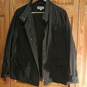 Navy cotton merona jacket